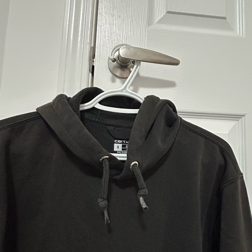 Carhartt Men's Black Pullover Hoodie - Picture 3 of 4